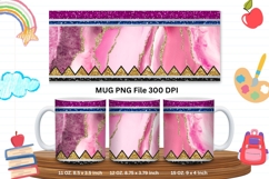 11oz &amp; 15oz Mug School Design Teacher Pencil Agate Marble_6 Product Image 1