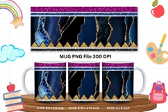 11oz &amp; 15oz Mug School Design Teacher Pencil Agate Marble_1 Product Image 1