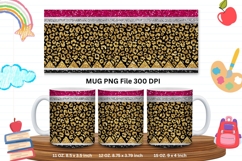 11oz &amp; 15oz Mug Leopard Design Teacher Life School Pencil Product Image 1