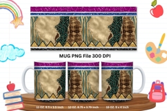 11oz &amp; 15oz Mug Leopard Design Teacher Life School Pencil Product Image 1