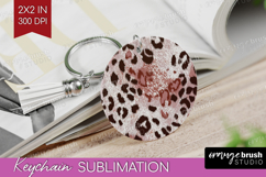 Leopard Print Keychain PNG - Animal Print Keychain Product Image 1