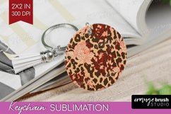 Leopard Print Keychain PNG - Animal Print Keychain Product Image 1