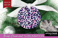 Leopard Print Ornament PNG - Animal Print PNG Sublimation Product Image 1