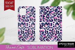 Leopard Print Phone Case PNG - Animal Print Case PNG Product Image 1