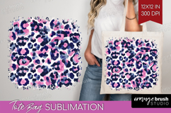 Leopard Print Tote Bag - Animal Print Tote Bag PNG Product Image 1