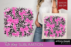 Leopard Print Tote Bag - Animal Print Tote Bag PNG Product Image 1