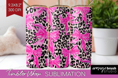Leopard Print Tumbler Wrap - Animal Print Tumbler PNG Product Image 1