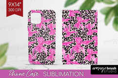 Leopard Print Phone Case PNG - Animal Print Case PNG Product Image 1