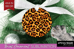 Leopard Print Ornament PNG - Animal Print PNG Sublimation Product Image 1