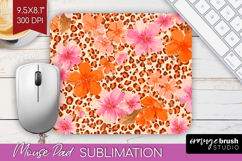 Leopard Print Mouse Pad Sublimation - Animal Print Mousepad Product Image 1
