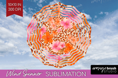 Leopard Print Wind Spinner Sublimation PNG - Animal Print Product Image 1