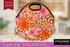 Leopard Print Lunch Bag - Animal Print Lunch Bug PNG Product Image 1