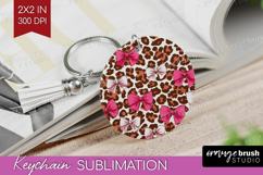 Leopard Print Keychain PNG - Animal Print Keychain Product Image 1