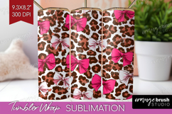 Leopard Print Tumbler Wrap - Animal Print Tumbler PNG Product Image 1