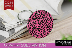 Leopard Print Keychain PNG - Animal Print Keychain Product Image 1