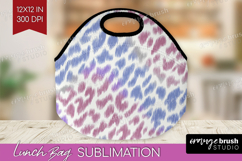 Leopard Print Lunch Bag - Animal Print Lunch Bug PNG Product Image 1