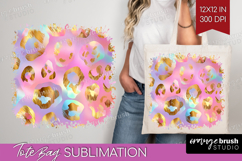 Leopard Print Tote Bag - Animal Print Tote Bag PNG Product Image 1