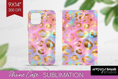 Leopard Print Phone Case PNG - Animal Print Case PNG Product Image 1