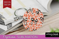 Leopard Print Keychain PNG - Animal Print Keychain Product Image 1