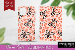 Leopard Print Phone Case PNG - Animal Print Case PNG Product Image 1