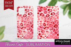 Leopard Print Phone Case PNG - Animal Print Case PNG Product Image 1