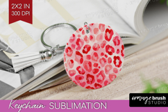 Leopard Print Keychain PNG - Animal Print Keychain Product Image 1