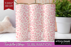 Leopard Print Tumbler Wrap - Animal Print Tumbler PNG Product Image 1