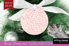 Leopard Print Ornament PNG - Animal Print PNG Sublimation Product Image 1