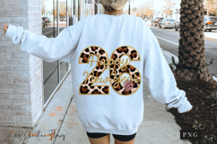 Leopard Print Happy New Year 2026 PNG Product Image 5
