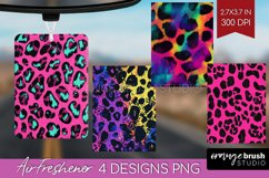 Leopard Print Air Freshener PNG - Cheetah PNG Sublimation Product Image 1