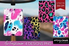 Leopard Print Air Freshener PNG - Cheetah PNG Sublimation Product Image 1