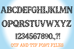 Leopard Print Alphabet Lettering ABC Animal Text Font OTF Product Image 2