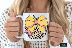 Coquette Teacher Pencil Bow PNG | Back To School PNG Product Image 2
