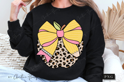 Coquette Teacher Pencil Bow PNG | Back To School PNG Product Image 5