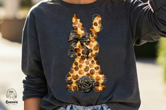 Easter Silhouette Bunny Seamless Leopard Checker Box Pattern Product Image 4