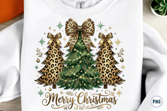 Leopard Print Christmas Tree Png Product Image 1