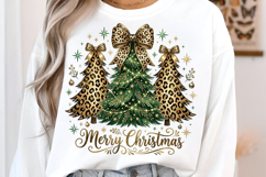 Leopard Print Christmas Tree Png Product Image 2