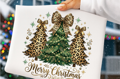 Leopard Print Christmas Tree Png Product Image 4