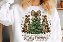 Leopard Print Christmas Tree Png Product Image 5