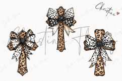 Leopard Print Cross Clipart | Christian PNG Product Image 3