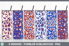 Bundle of six 4th of July sublimation tumbler designs