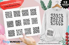 Leopard Print Patterns Clipart Set Product Image 1