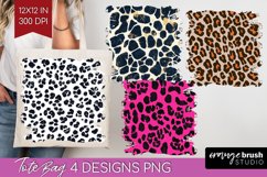 Leopard Print Tote Bag - Cheetah Tote Bag PNG Sublimation Product Image 1
