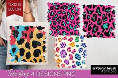 Leopard Print Tote Bag - Cheetah Tote Bag PNG Sublimation Product Image 1