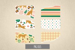 Leopard Seamless Pattern Torn Paper Product Image 1