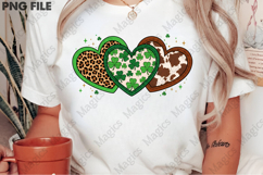 Leopard Shamrock Heart St Patrick’s PNG Product Image 2