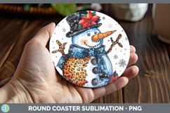 GorgeousLeopard Round Coaster design.