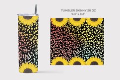 Sunflower tumbler, Leopard Sublimation For tumbler mug pen Product Image 2