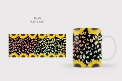 Sunflower tumbler, Leopard Sublimation For tumbler mug pen Product Image 4