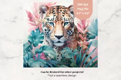 Leopard Tumbler Wrap Jungle Animal Tumbler Sublimation Png